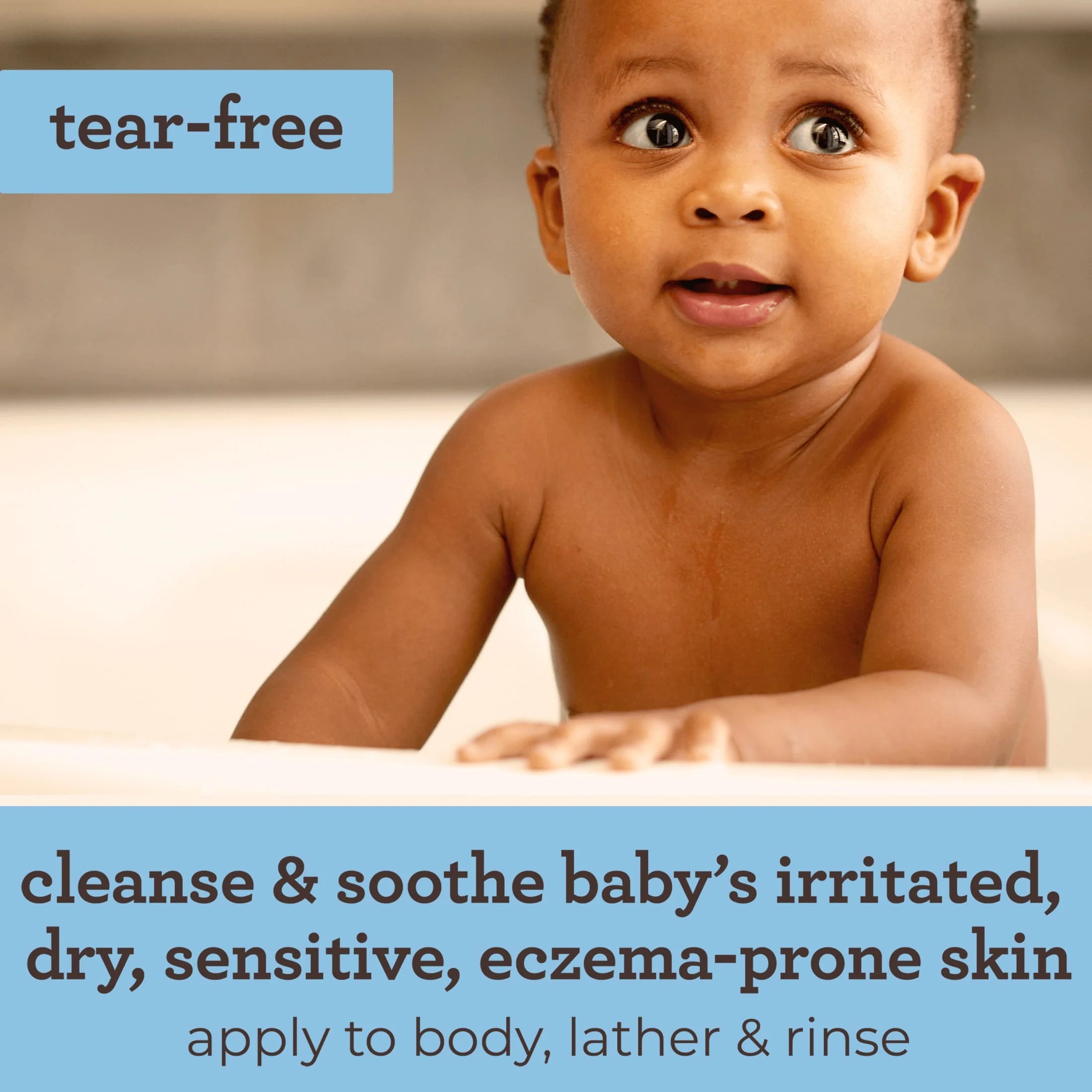 Infant Baby Cleansing Therapy Moisturizing Bath Body Wash, Oatmeal, 8 Fl Oz